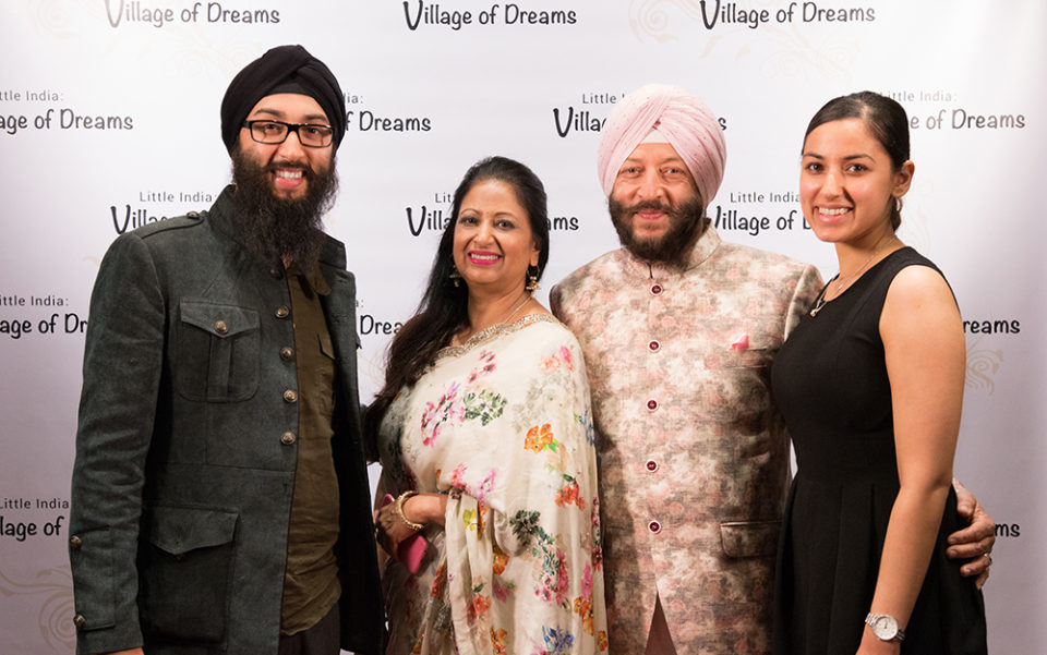 Left to right: the Singhs – Chandan, Sarabjeet, Jatinder Pal and Chandni – Chandan Fashion