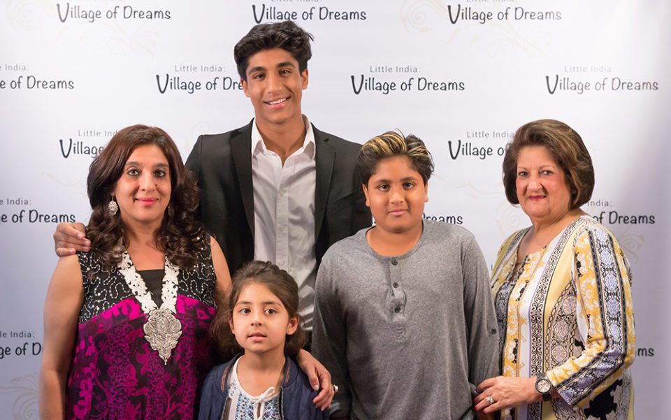Back row, left to right: Gulshan Allibhai, Adam Sayani, Ayaan Sayani, Noor Begum